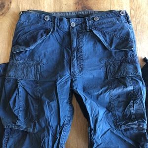 RRL cotton/nylon cargo pants